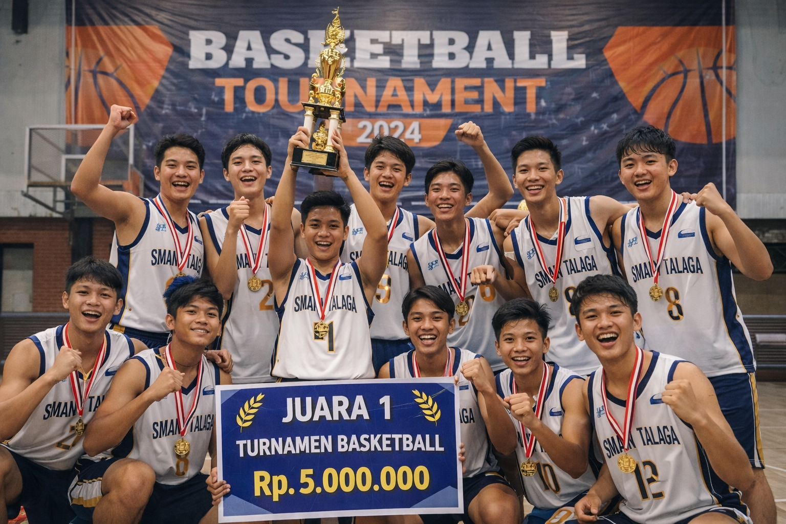 Tim Basket Juara 1 Turnamen
